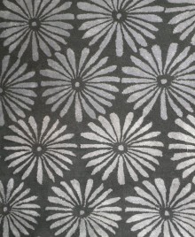 Vloerkleed Flower kleur grey