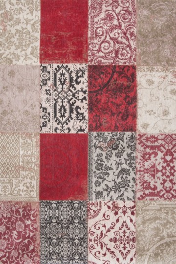 vloerkleed multi kleur antwerp red