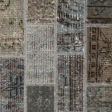 patch vintage tapijt grey