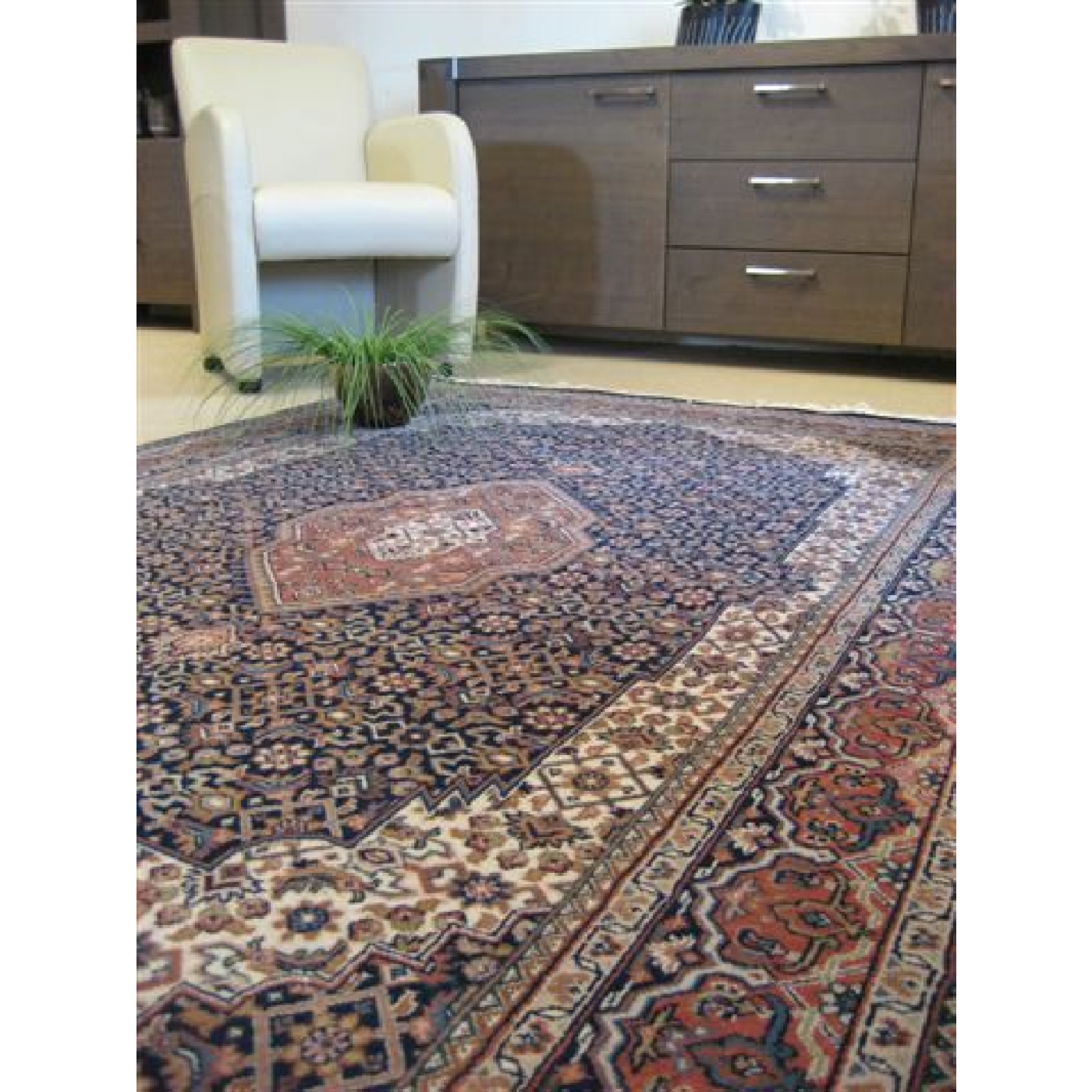 VLOERKLEED BIDJAR BLUE RUST