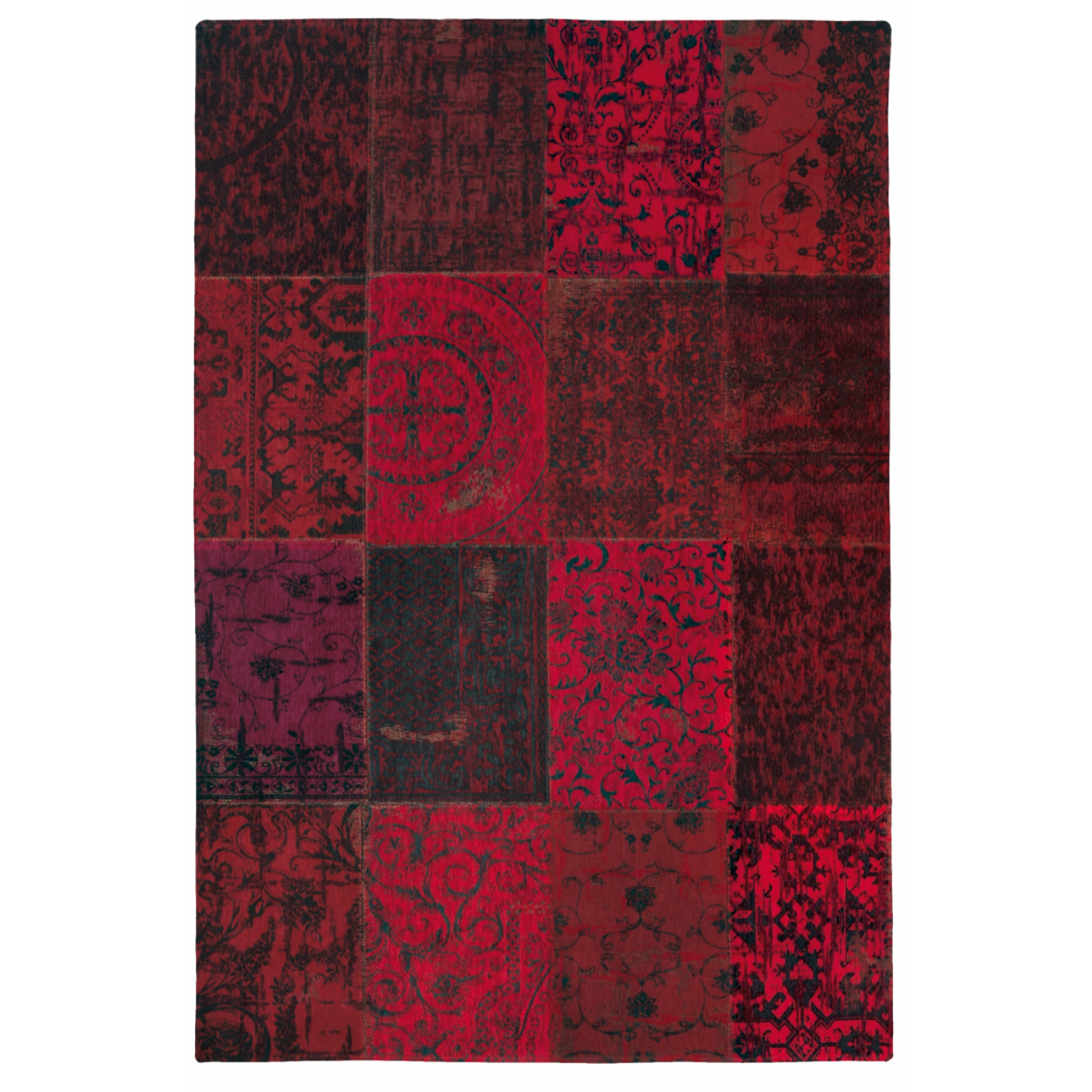 vloerkleed Vintage Multi Red 8014