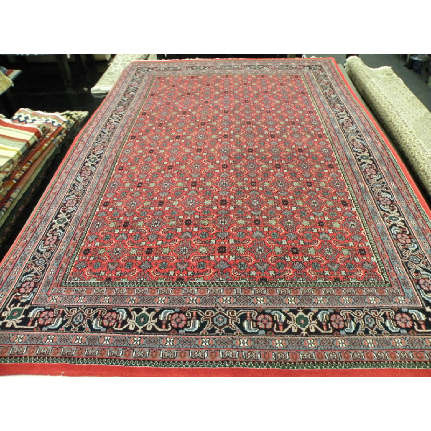Oosters tapijt Herati Red/Blue