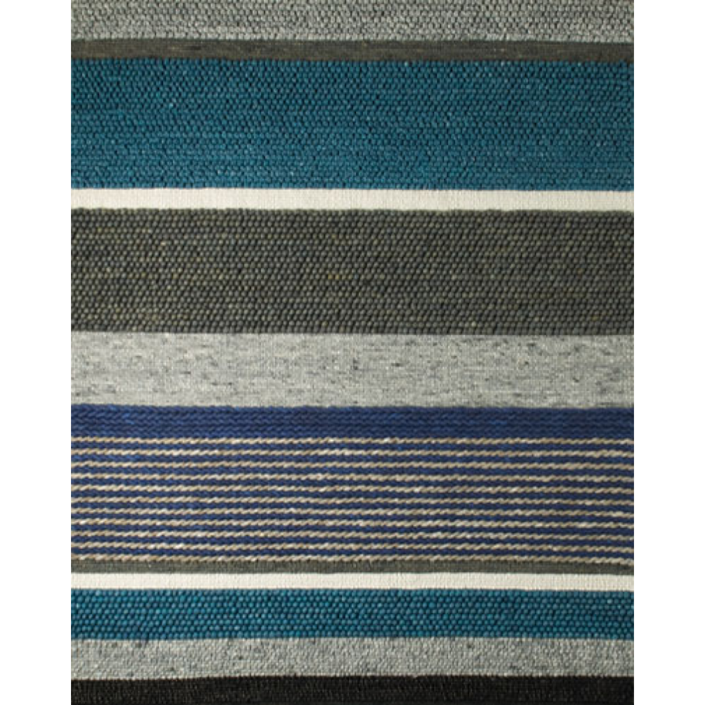 Vloerkleed Perletta Structures Mix Blauw met grijs