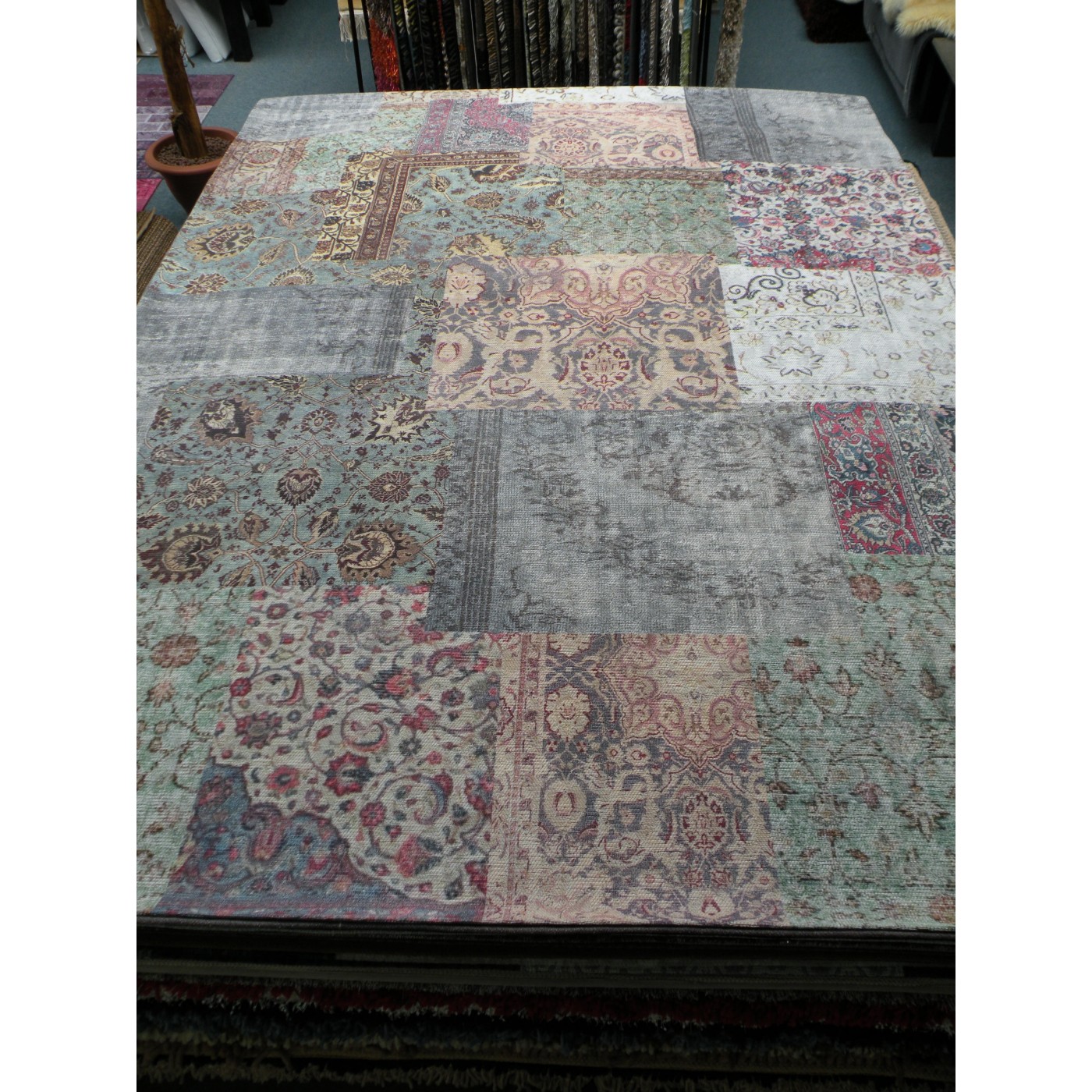 Vloerkleed Colour Patch pastel