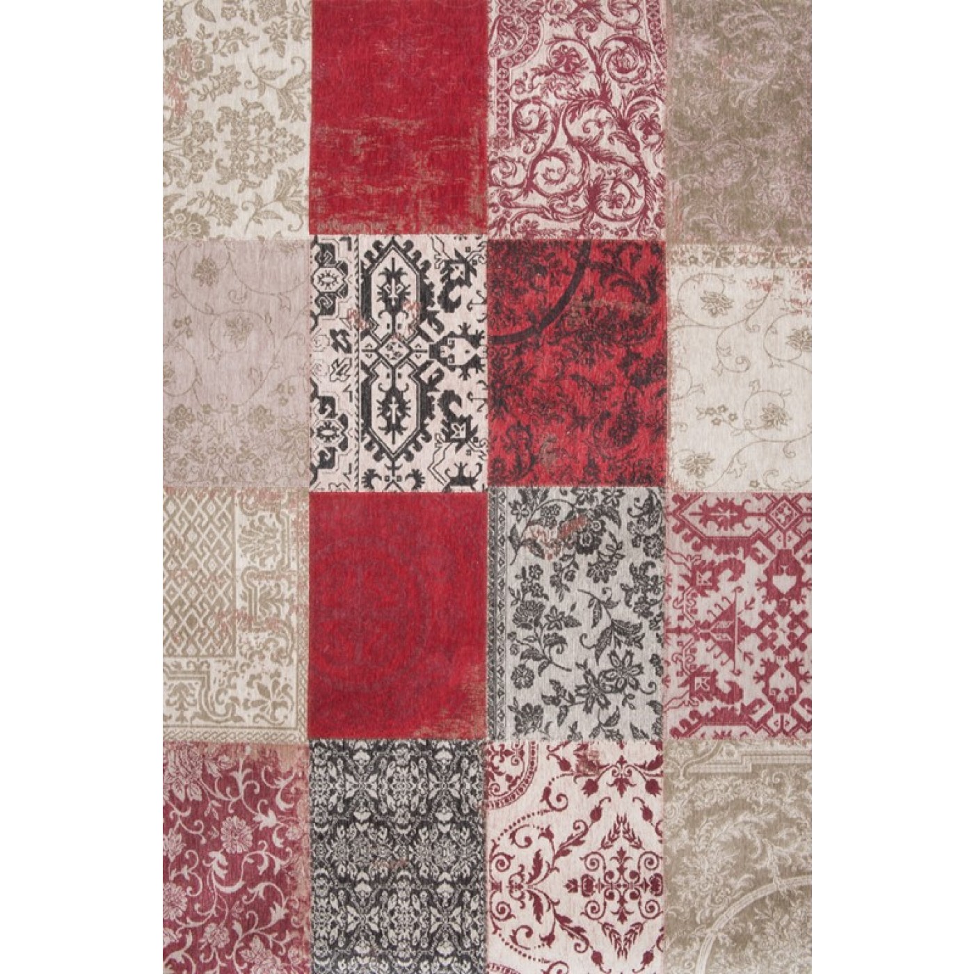 vloerkleed multi kleur antwerp red